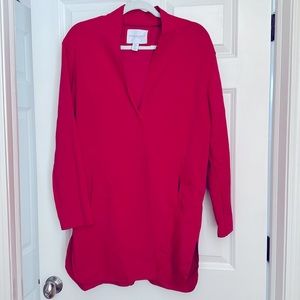 Carolina Belle Montreal Long Cardigan Jacket - bright pink/berry - like new!